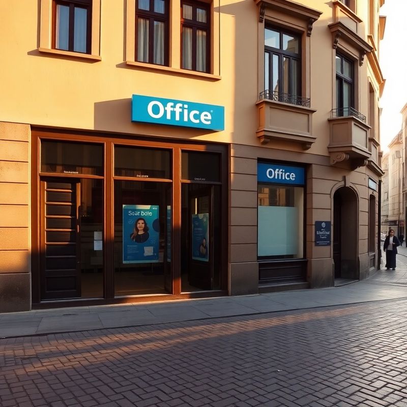 Fațada clădirii istorice de pe Str. Lăpușneanu, Iași, în lumina caldă a după-amiezii
